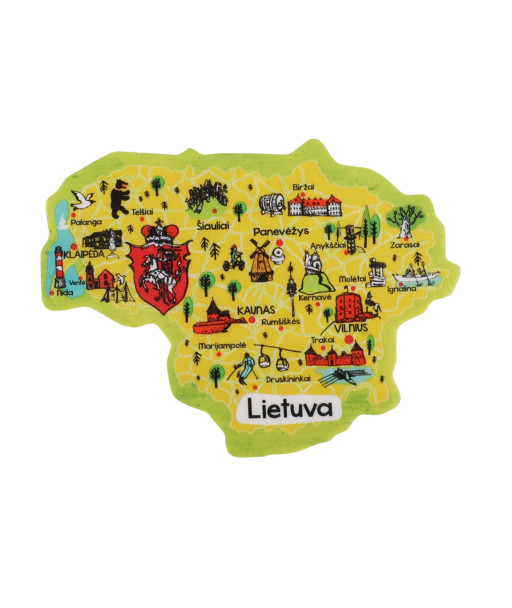 Trintukas Lietuvos žemėlapis